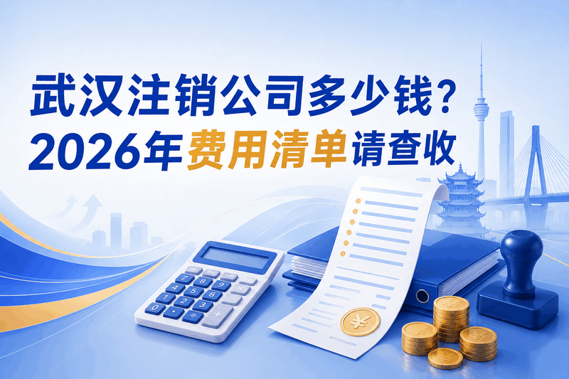 武汉注销公司费用明细：2026年清单与流程详解