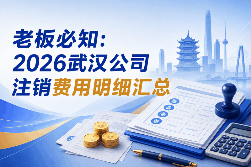 2026武汉公司注销费用明细，老板必知的成本清单