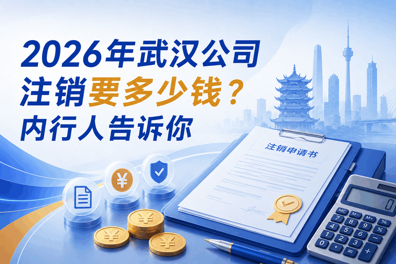 2026武汉公司注销费用揭秘：内行人详解读成本