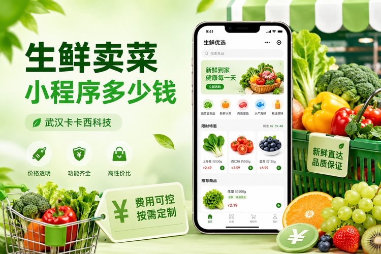 做一个生鲜卖菜小程序要多少钱?