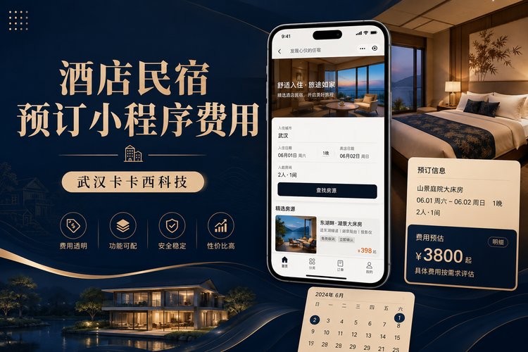 酒店民宿预订小程序开发费用？