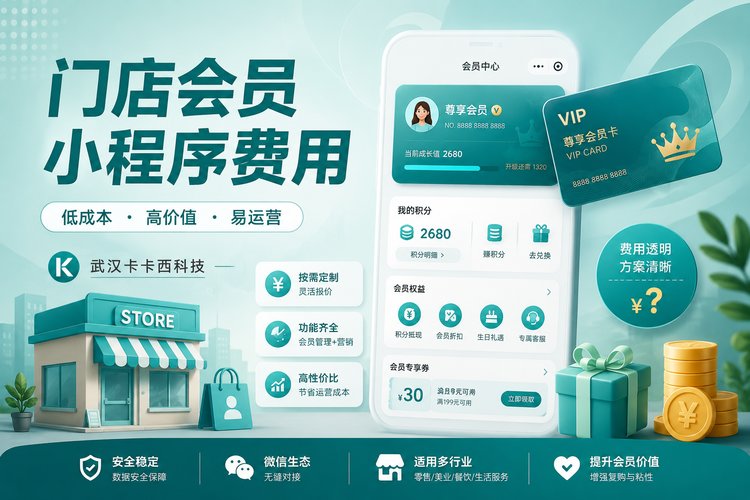 门店会员小程序制作费用多少?