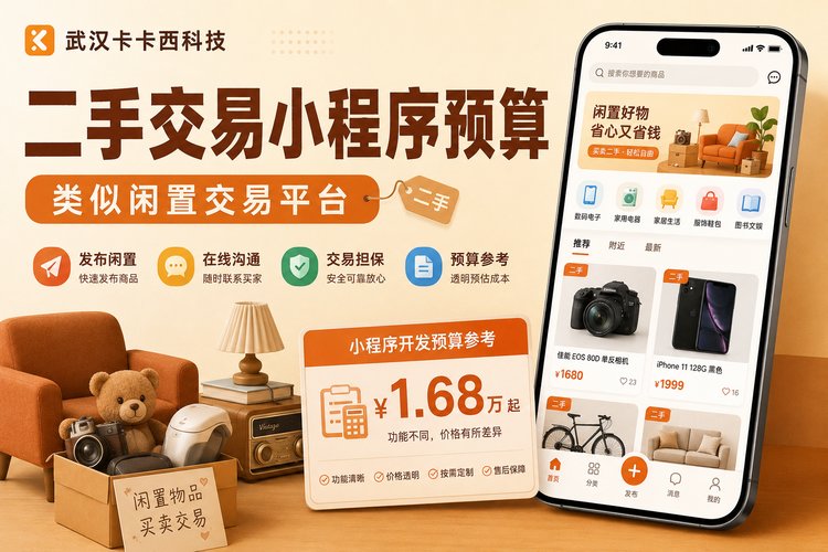 搞个类似闲鱼的二手交易小程序，预算要准备多少？