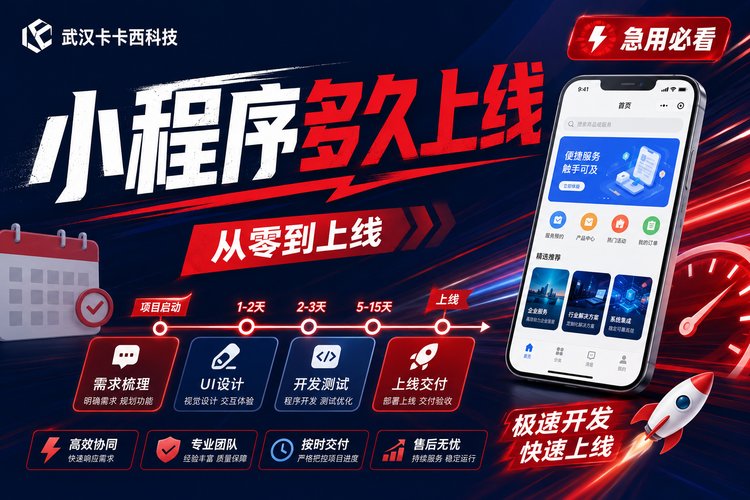 从零到上线,做个小程序一般要等多久?急用!