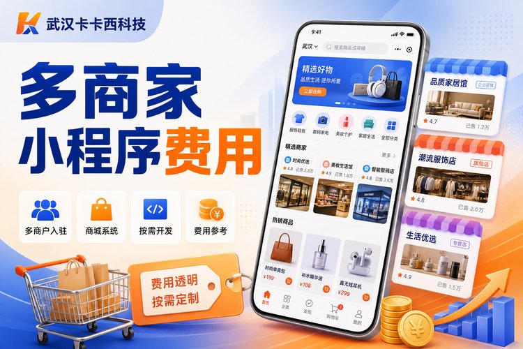 像淘宝一样的多商家小程序,搞一套得花多少钱?