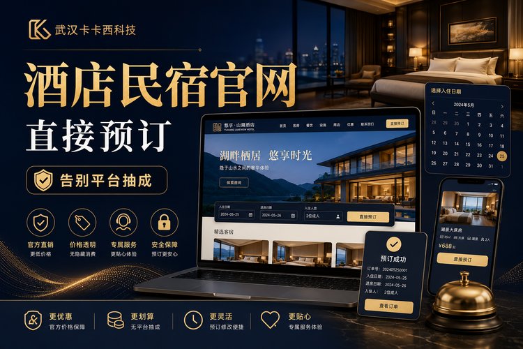 酒店民宿官网搭建：直接预订，告别平台抽成