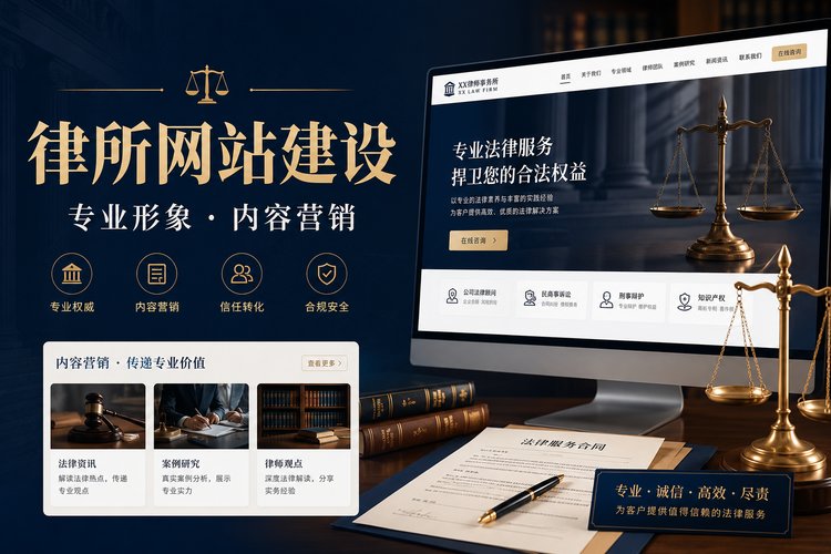 律师事务所网站建设：专业形象与内容营销的完美结合