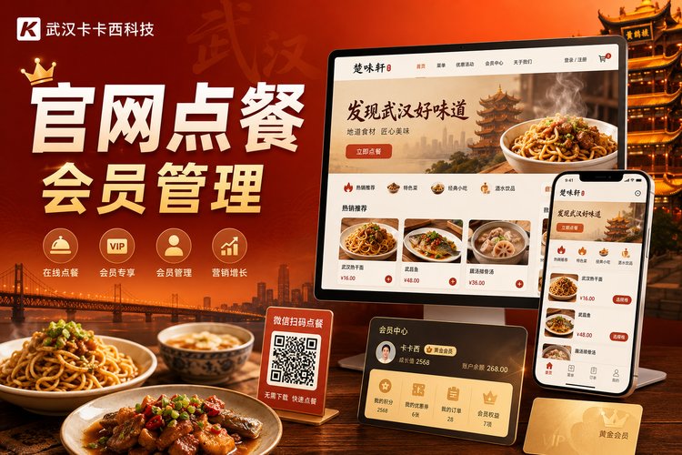 武汉餐饮企业如何用官网实现线上点餐与会员管理？