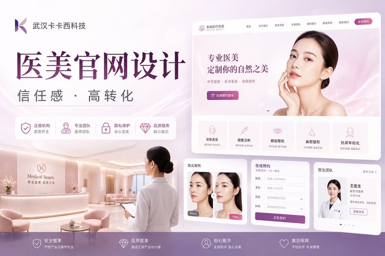 医疗美容行业官网设计：信任感与转化率的平衡之道