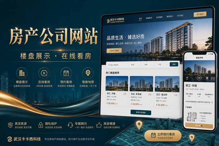 房地产公司网站建设：楼盘展示与在线看房系统搭建