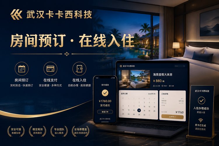 酒店民宿小程序：预订房间、在线支付、入住办理