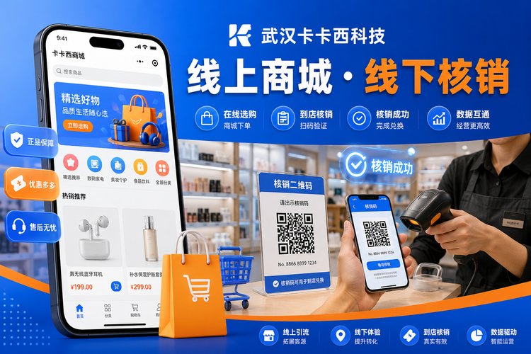 零售门店小程序开发:线上商城+线下核销一体化
