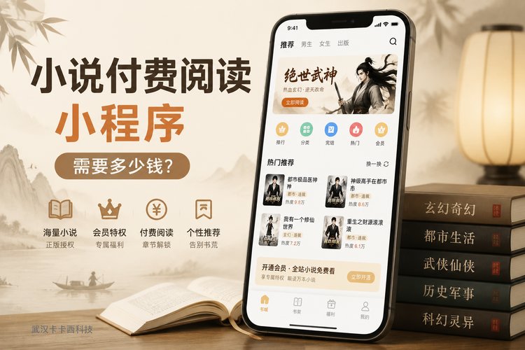 做个小说付费阅读小程序需要多少钱?