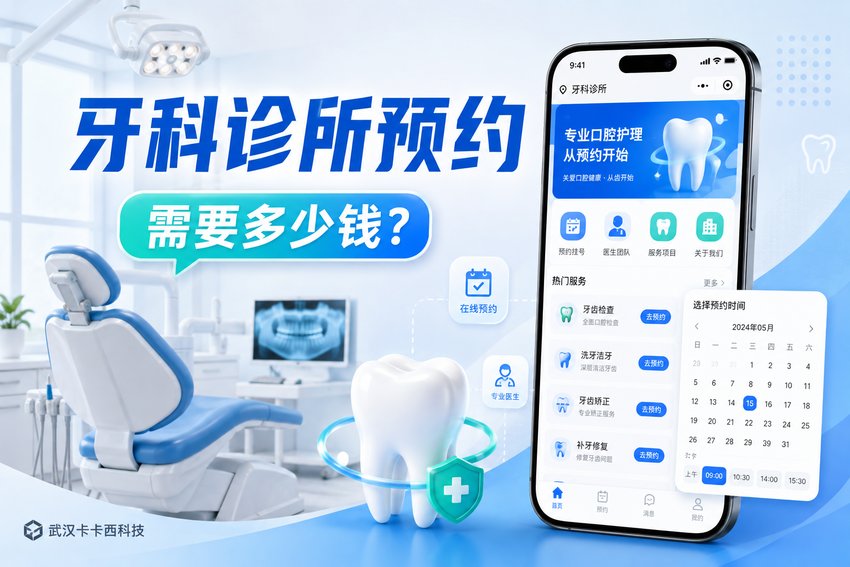 做个牙科诊所预约小程序需要多少钱？