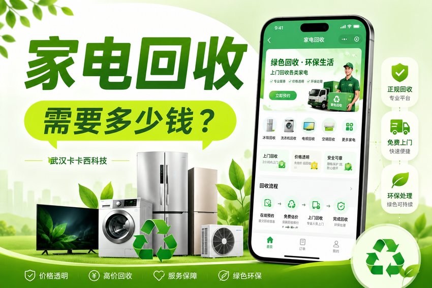 做个家电回收小程序需要多少钱？