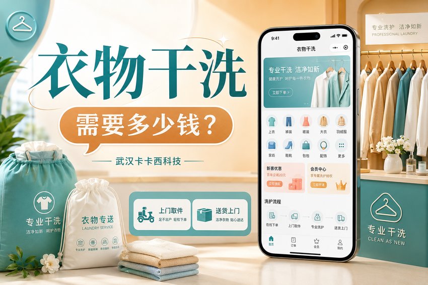 做个衣物干洗小程序需要多少钱?