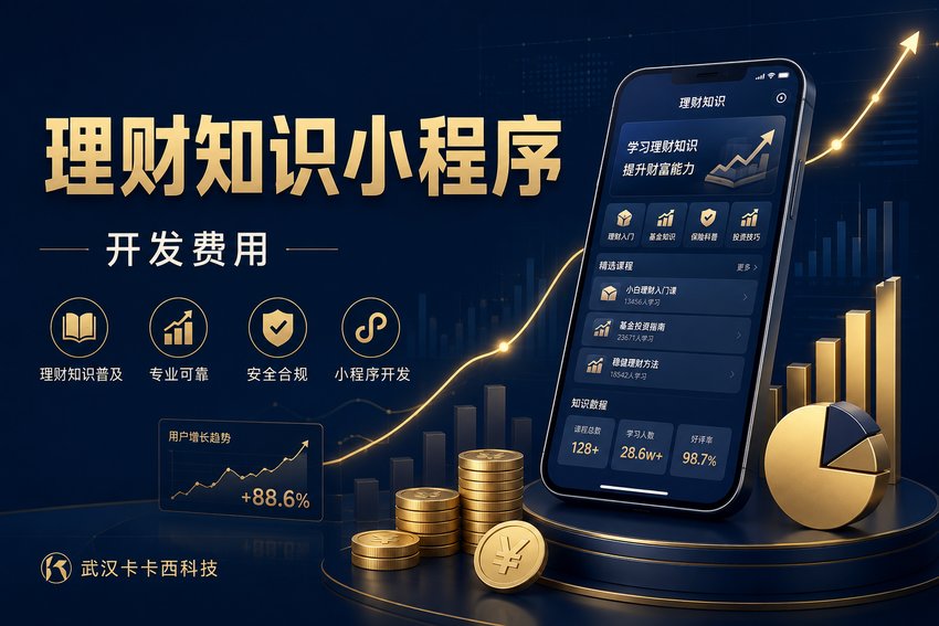 做个金融理财知识普及小程序需要多少钱?