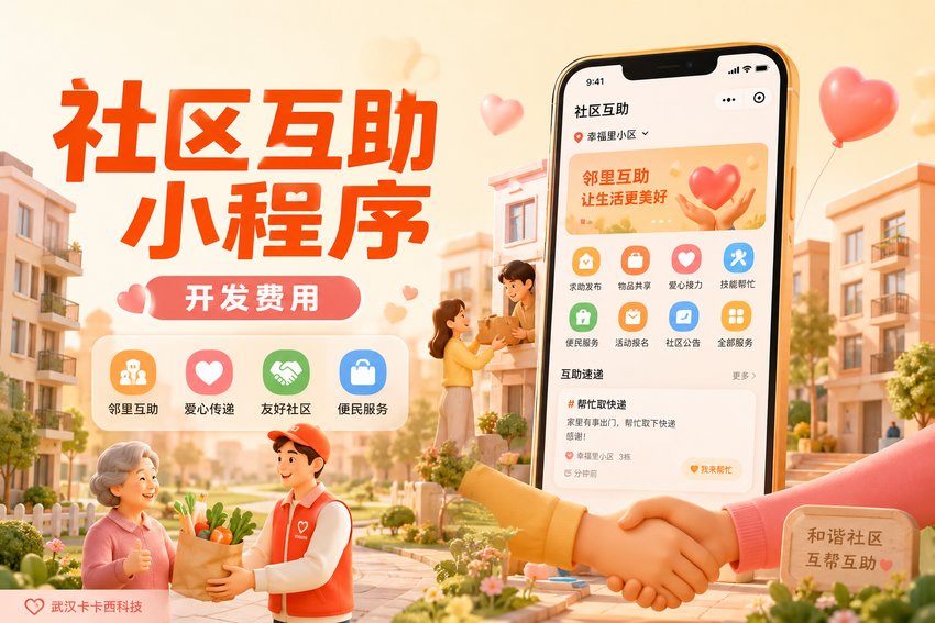 做个社区互助小程序需要多少钱?