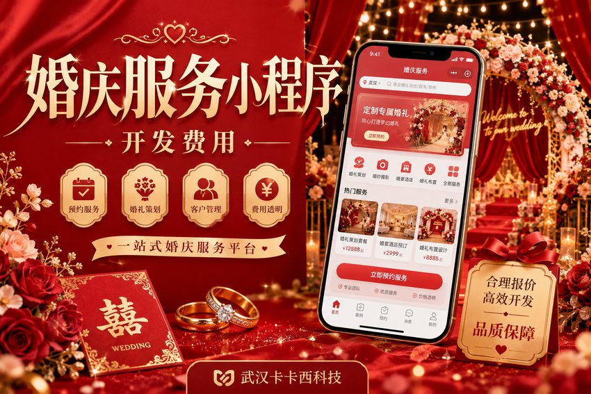 做个婚庆服务小程序需要多少钱?
