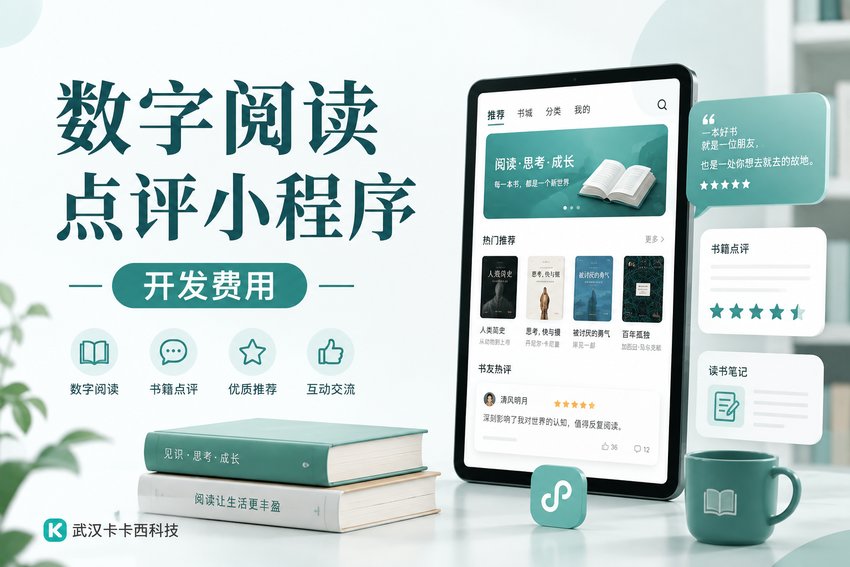 做个数字阅读评论小程序需要多少钱?