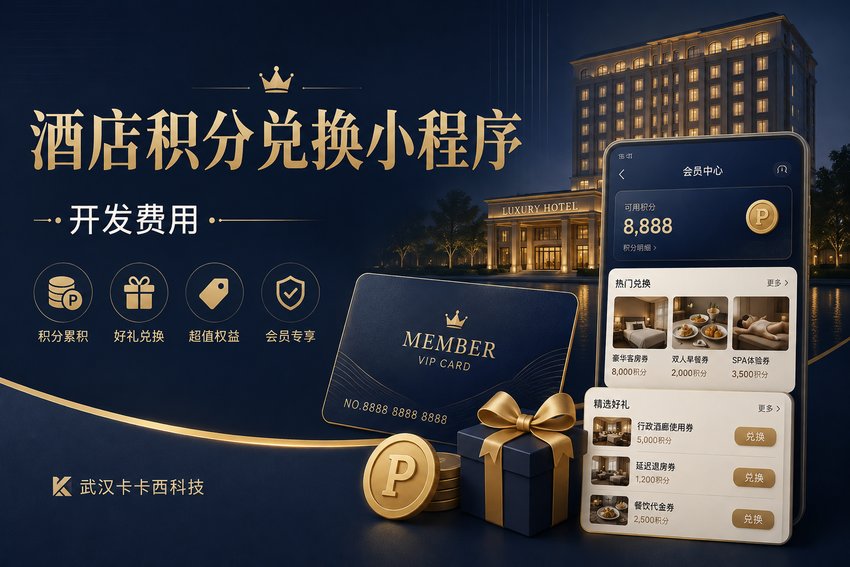 做个酒店会员积分兑换小程序需要多少钱?