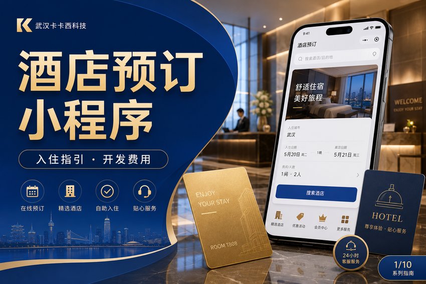 做个酒店预订与入住指引小程序需要多少钱?
