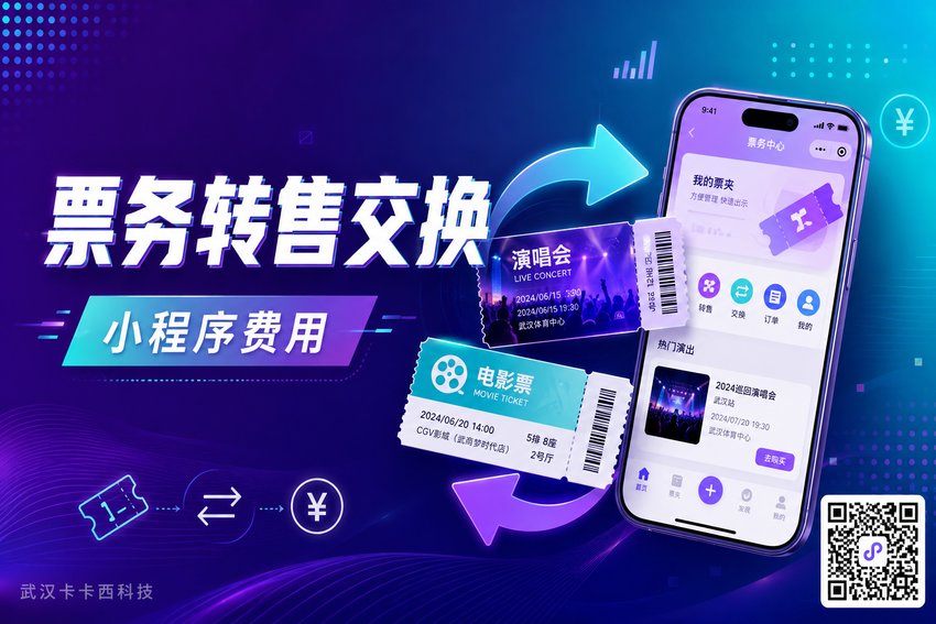 做个票务转售与交换小程序需要多少钱?