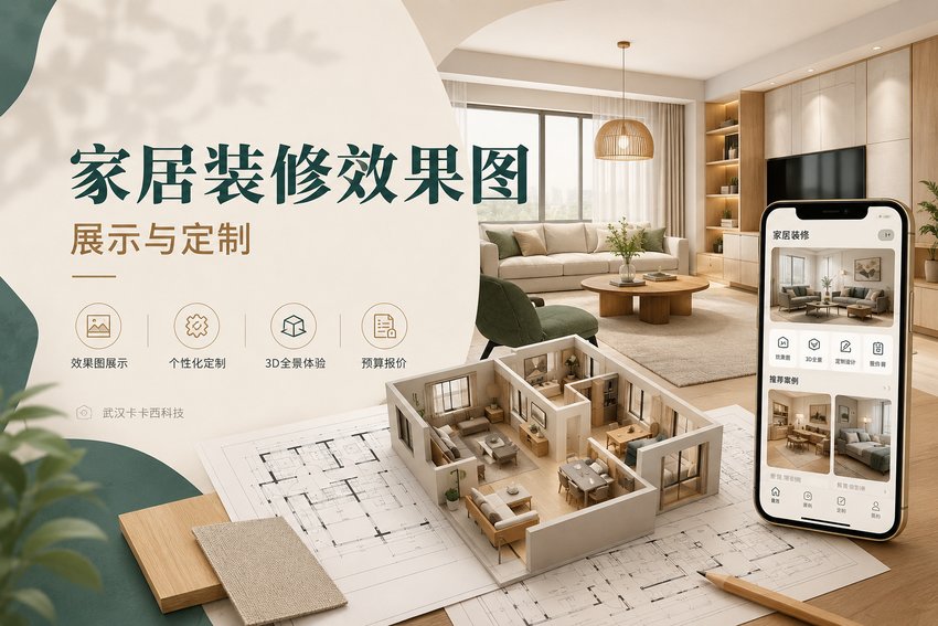 做个家居装修效果图展示与定制小程序需要多少钱?