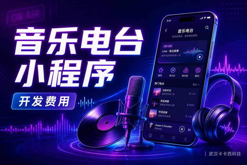做个音乐电台小程序需要多少钱?