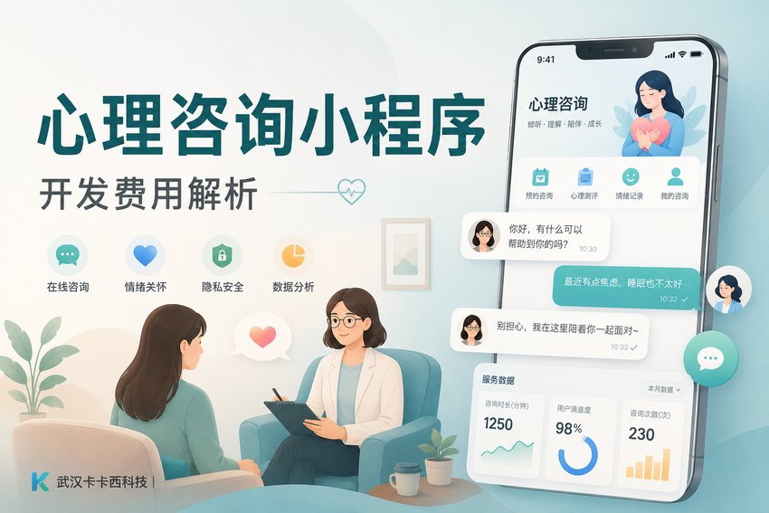 做个心理咨询服务小程序需要多少钱?