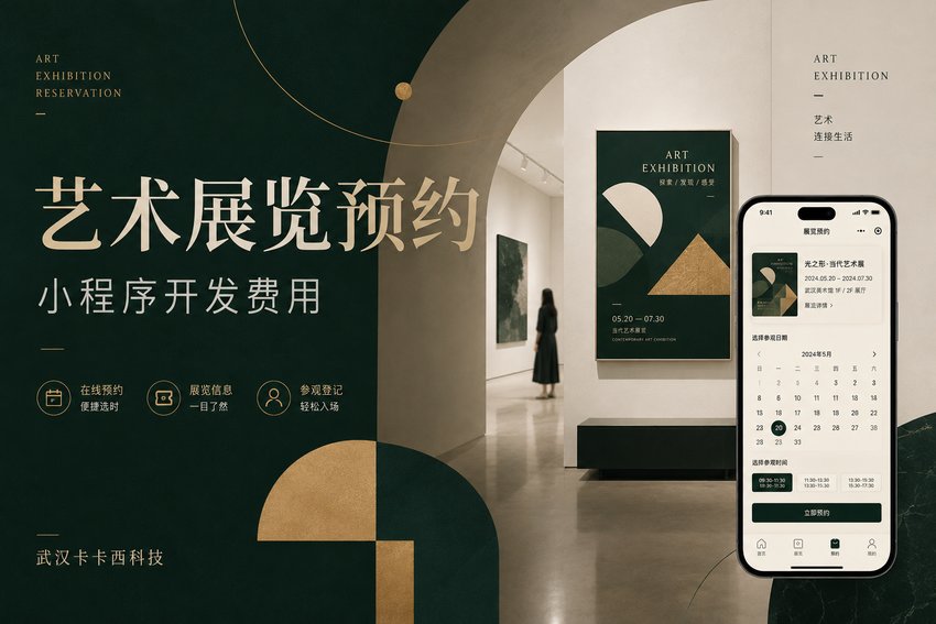 做个艺术展览预约小程序需要多少钱?