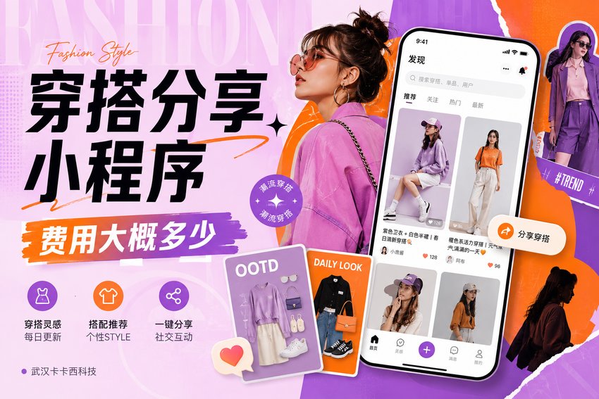 做个时尚穿搭分享小程序需要多少钱？