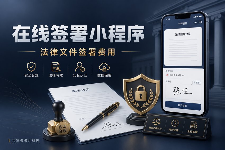 做个法律文件在线签署小程序需要多少钱?
