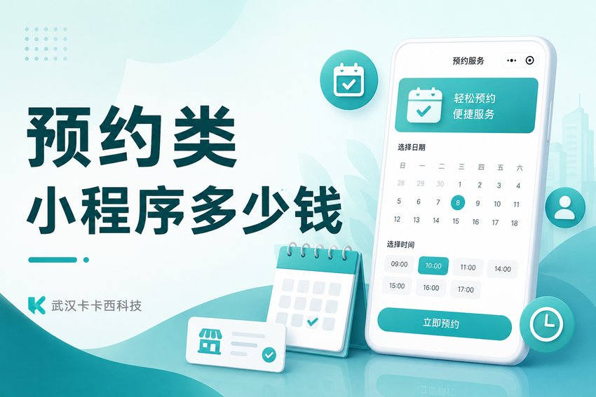 预约类小程序多少钱?