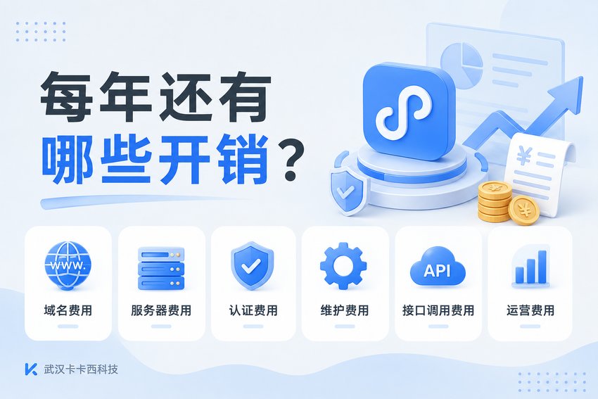 除了开发费,小程序每年还有哪些开销?