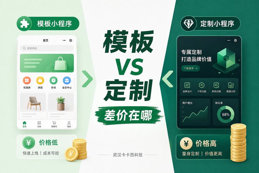 模板小程序和定制小程序差价在哪?
