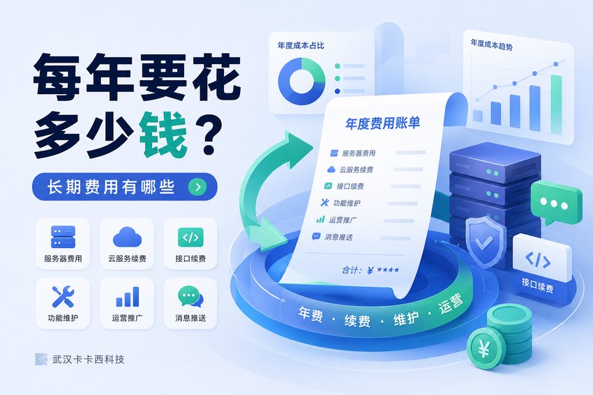 小程序每年需要交多少钱?开发完成后还有哪些长期费用?