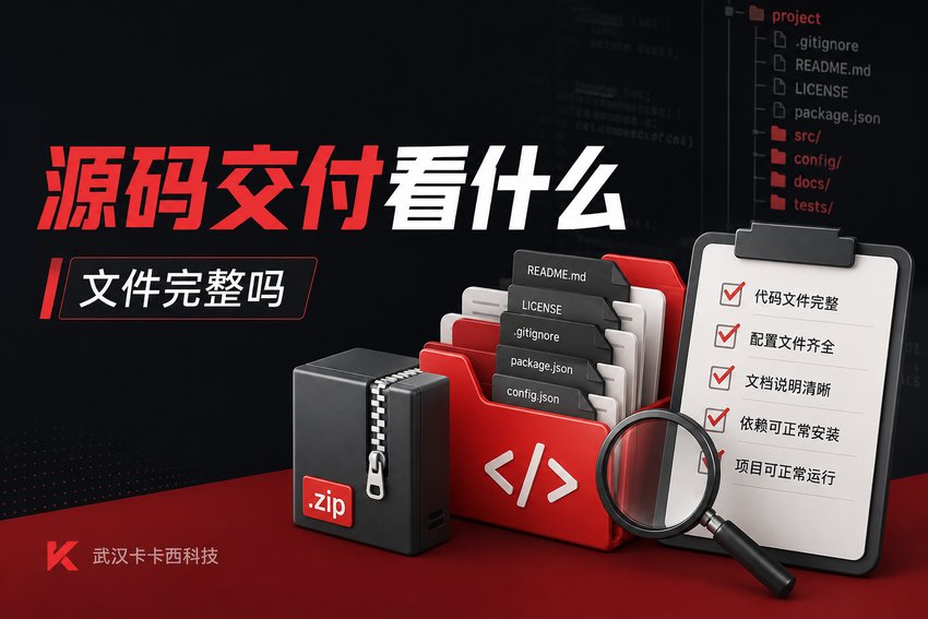 小程序源码交付一般包含哪些文件?拿到代码后怎么判断是否完整?