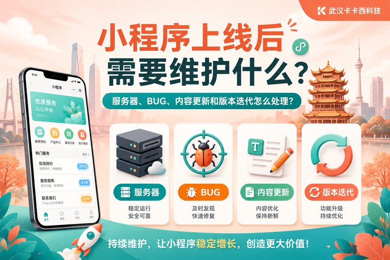 小程序上线后需要维护什么?服务器、BUG、内容更新和版本迭代怎么处理?