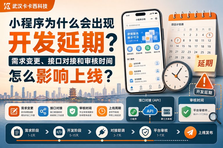 小程序为什么会出现开发延期?需求变更、接口对接和审核时间怎么影响上线?