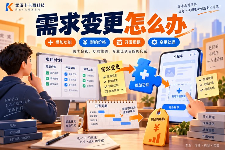小程序开发中途想增加功能怎么办？需求变更会不会影响价格和开发周期？