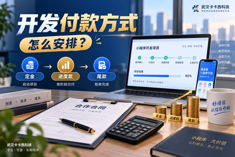 小程序开发付款方式怎么安排？定金、进度款和尾款什么时候付更合理？