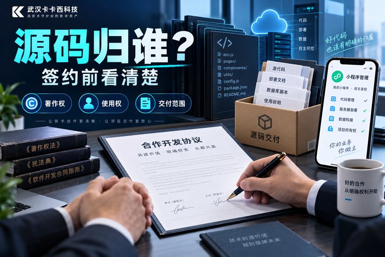 小程序开发源码归谁？著作权、使用权和交付范围签约前要看清楚
