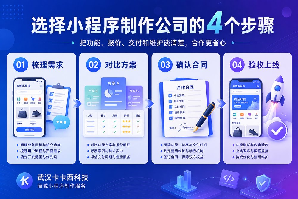 小程序制作公司众多,企业如何选靠谱开发商?